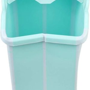 Portable Folding Foot Bath Barrel Heightened with Lid Foot Tub Plastic Foot Bath Barrel Household Footbath Deep Barrel in Winter