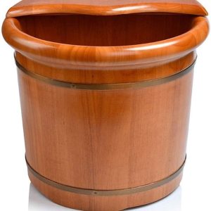 Foot Tub Wooden Foot Basin Foot and Leg Spa for adults,Large Foot Bath Spa Tub,Sauna Wooden Bucket,Foot Massage Spa for Home,Relax Pedicure Foot Bath foot Bath Wooden Bucket Foot Spa Household Wash Ba