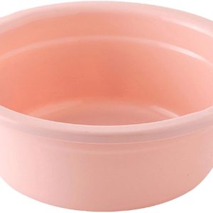 Round Plastic Wash Basin, Wash Basin, Plastic Round Hospital Bedside Laundry Soaking Tub Portable Dish Wash Tub Portable Laundry Washbasin for Washing Cleaning Foot Bath (M)