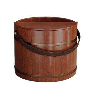 Foot Bath Tub - Wooden Soaking Basin, Reusable Massaging Foot Spa, Relaxation and Comfort for Home, Sauna, Laundry, Hands Washing, Bathroom, Bedroom, Dorm, Apartment, Spa Center
