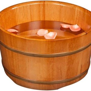 Foot Tub Wooden Foot Basin Foot Massage Spa for Home,Large Foot Bath Spa Tub,Foot and Leg Spa for Adults,Sauna Wooden Bucket,Relax Pedicure Foot Bath foot Bath Wooden Bucket Foot Spa Household Wash Ba