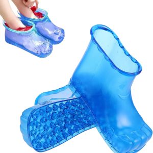 Foot Soaking Shoes Portable Foot Spa Soaker Boots for Home Bath Therapy Relaxation and Improved Circulation 10.24X4.92X10.24 Inches