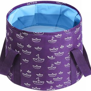 Collapsible Bucket for Soaking Feet, Purple Portable Travel Foot Bath Tub, Foot Soaking Bath Basin Portable, Foot Spa Soaking Feet Home Pedicure Basin Outdoor Camping