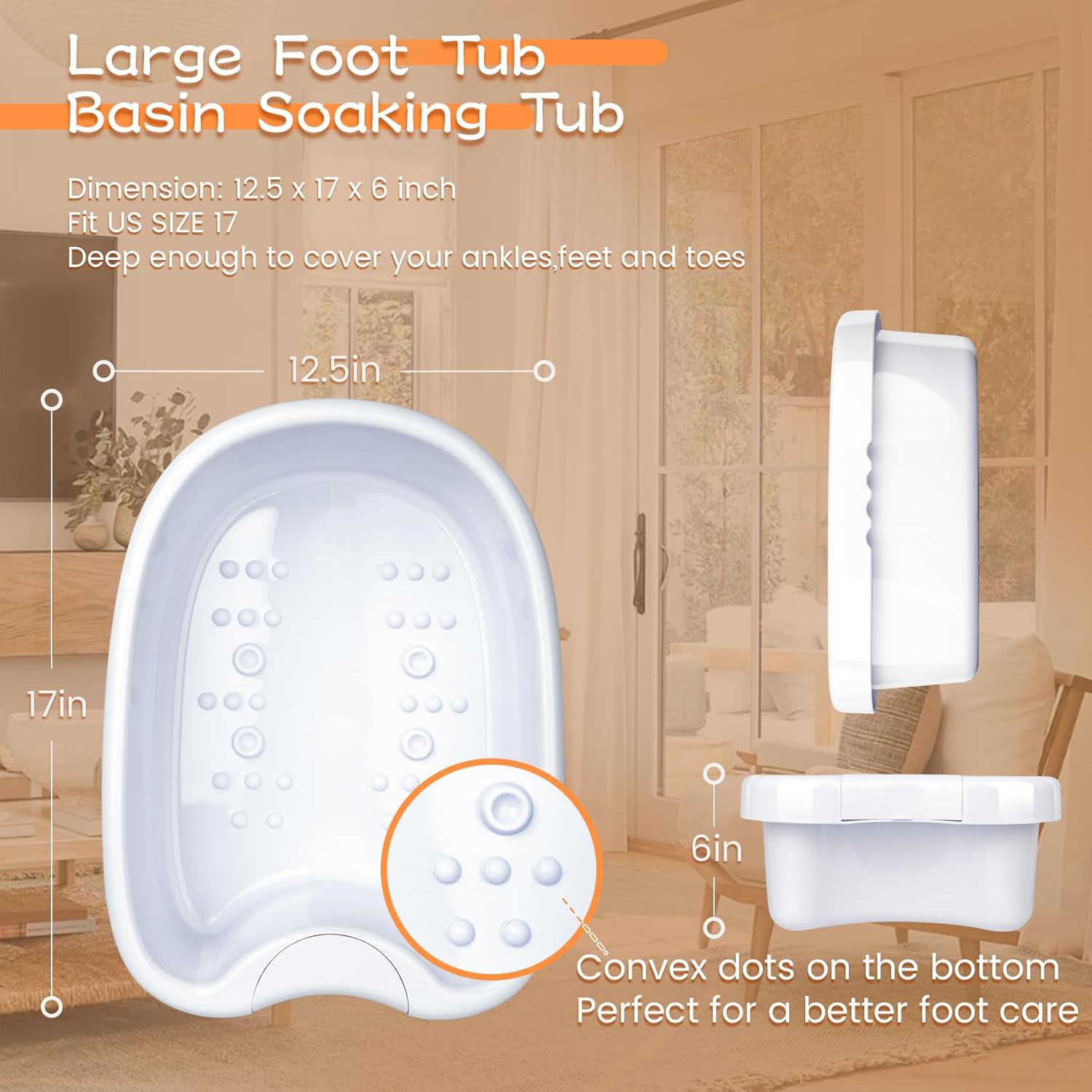 Ionic Bath Foot Basin for Detox Machine, Ionic Foot Bath Tub Basin, Feet Bucket with 100 Liners for Home USE - Image 2