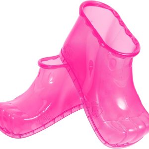 Foot Soaking Shoes Waterproof PVC Spa Bath Slippers for Home Pedicure and Relaxation Comfortable Foot Bath Soaker Boots 10.24X4.92X10.24 Inches